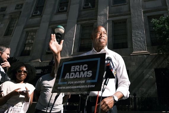 new-york-city-mayoral-candidate-eric-adams-holds-media-availability-in-brooklyn