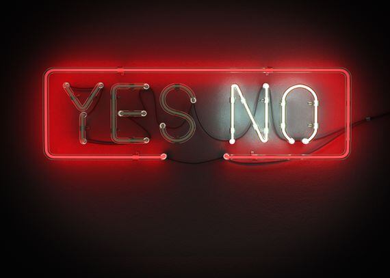 yes-or-no-sign-made-from-neon-alphabet