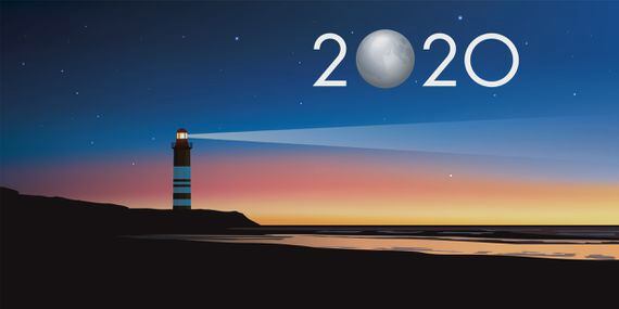 2020-greeting-card-with-lighthouse-concept-serving-as-a-landmark-in-the-twilight