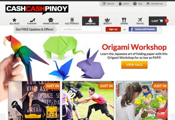 CashCashPinoy website