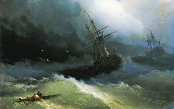 ayvazovskiy-_ships_at_the_raging_sea_1866